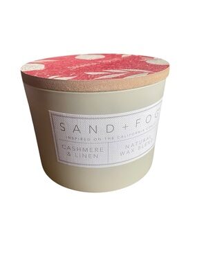 Sand + Fog - Shana Tova - Rosh Hashanah Candle 12 oz - New - Cashmere & Linen